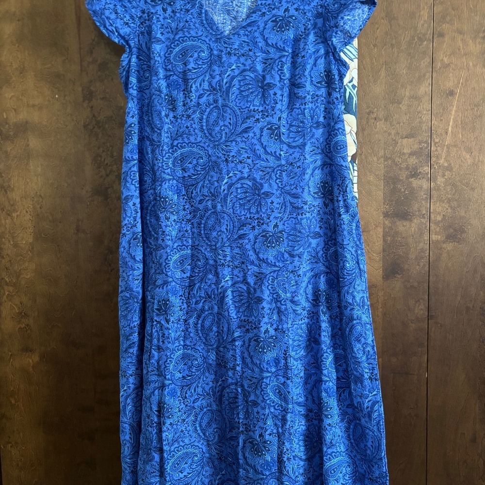 J Jill love linen maxi dress